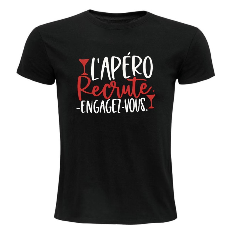 T-shirt - L'apéro recrute engagez-vous