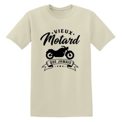 T-shirt Vieux Motard que Jamais humour moto | Teetoi