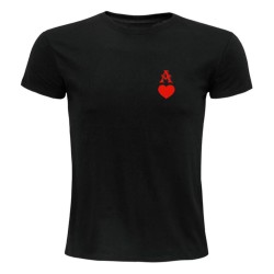 T-shirt As de Cœur minimaliste original | Teetoi