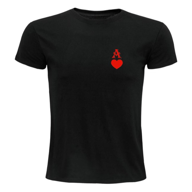 T-shirt As de Cœur minimaliste original | Teetoi