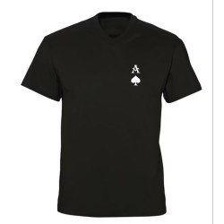 T-shirt col V As de Pique | Teetoi