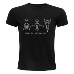 T-shirt humour Gym du Week-End en coton | Teetoi