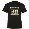 T-shirt col V humour verres progressifs | Ma vue baisse | Teetoi