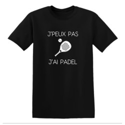 T-shirt - "J'peux pas j'ai padel" – Teetoi