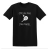 T-shirt - "J'peux pas j'ai padel" – Teetoi