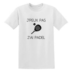 T-shirt - "J'peux pas j'ai padel" – Teetoi