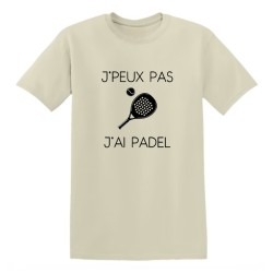 T-shirt - "J'peux pas j'ai padel" – Teetoi