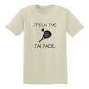 T-shirt - "J'peux pas j'ai padel" – Teetoi
