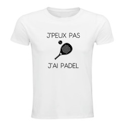 T-shirt - "J'peux pas j'ai padel" – Teetoi