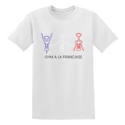 T-shirt - Gym à la française - Humour apéro