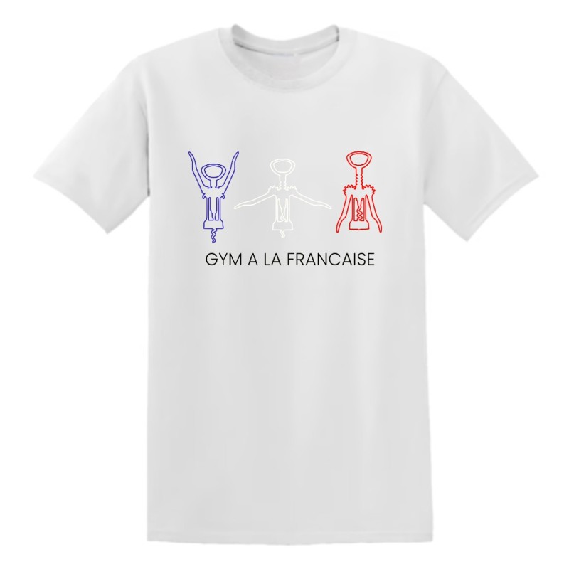 T-shirt - Gym à la française - Humour apéro