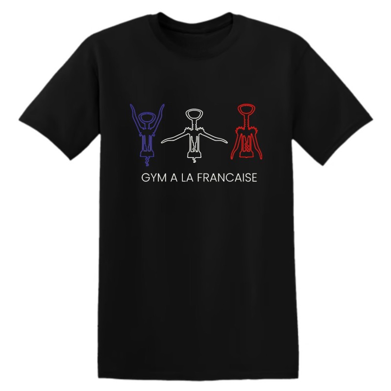 T-shirt - Gym à la française - Le sport de l'apéro