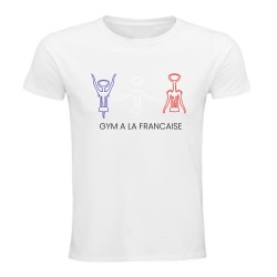 T-shirt - Gym à la française - Apéro bleu blanc rouge
