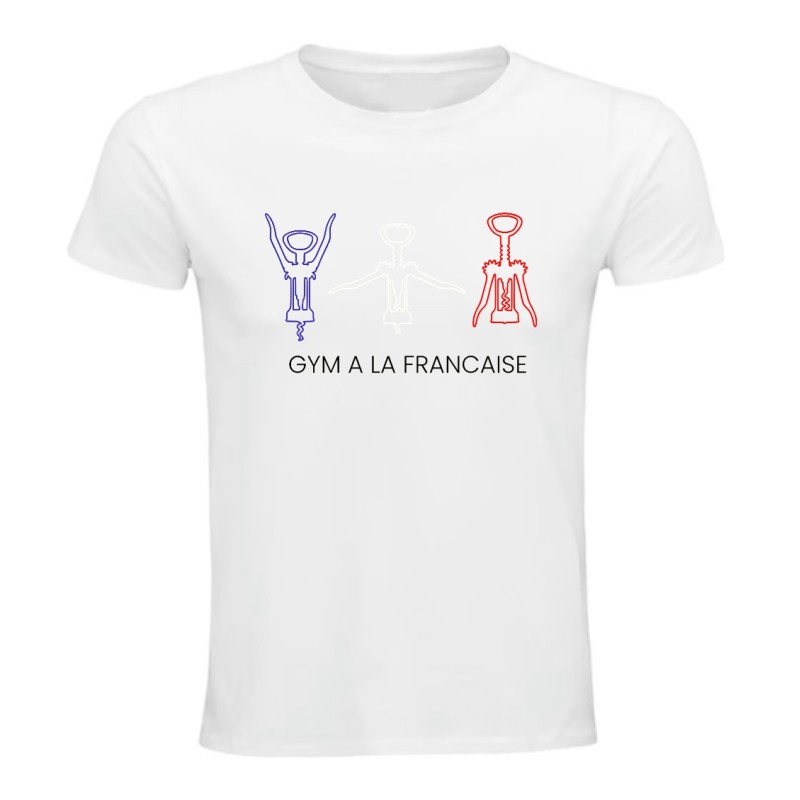 T-shirt - Gym à la française - Apéro bleu blanc rouge
