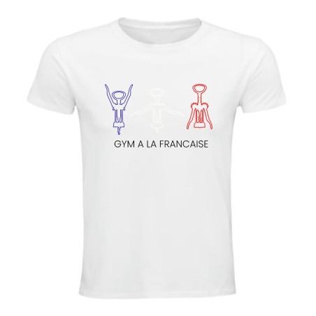 T-shirt - Gym à la française - Apéro bleu blanc rouge