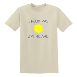 T-shirt - J’peux pas j’ai ricard - Humour apéro