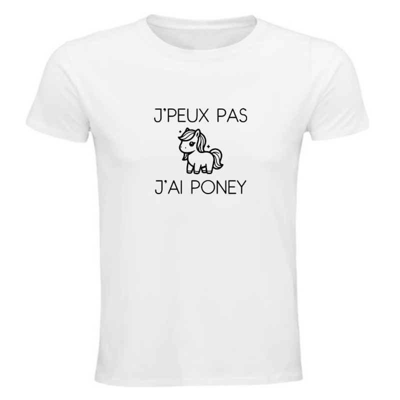 Sweat - J'peux pas, j'ai poney - Passion mini Cheval