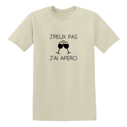T-shirt - J'peux pas, j'ai apéro - Santé !