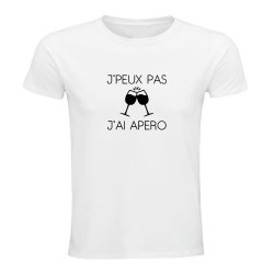 T-shirt - J'peux pas, j'ai apéro - Amis, famille et bons moments