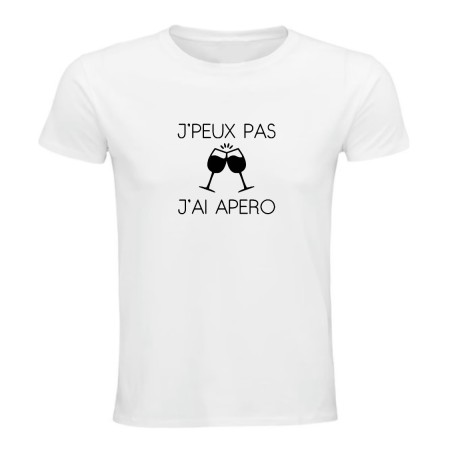 T-shirt - J'peux pas, j'ai apéro - Amis, famille et bons moments