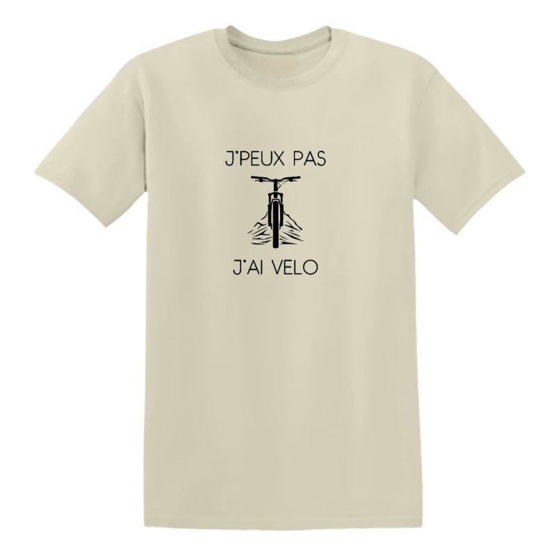 T-shirt - Jpeux pas j'ai vélo - Humour de coureur