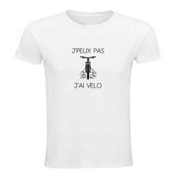 Jpeux pas j'ai vélo - humour cyclisme TeeToi