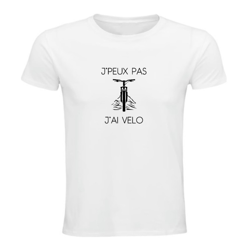 Jpeux pas j'ai vélo - humour cyclisme TeeToi