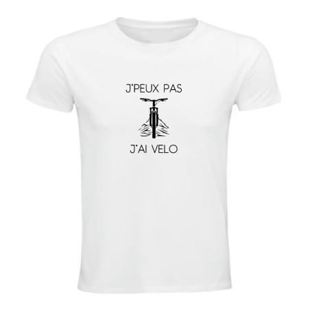 Jpeux pas j'ai vélo - humour cyclisme TeeToi