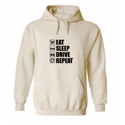 Sweat à capuche - Eat Sleep Drive Repeat