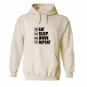 Sweat à capuche - Eat Sleep Drive Repeat