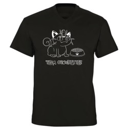 T-shirt col V - Team Croquettes
