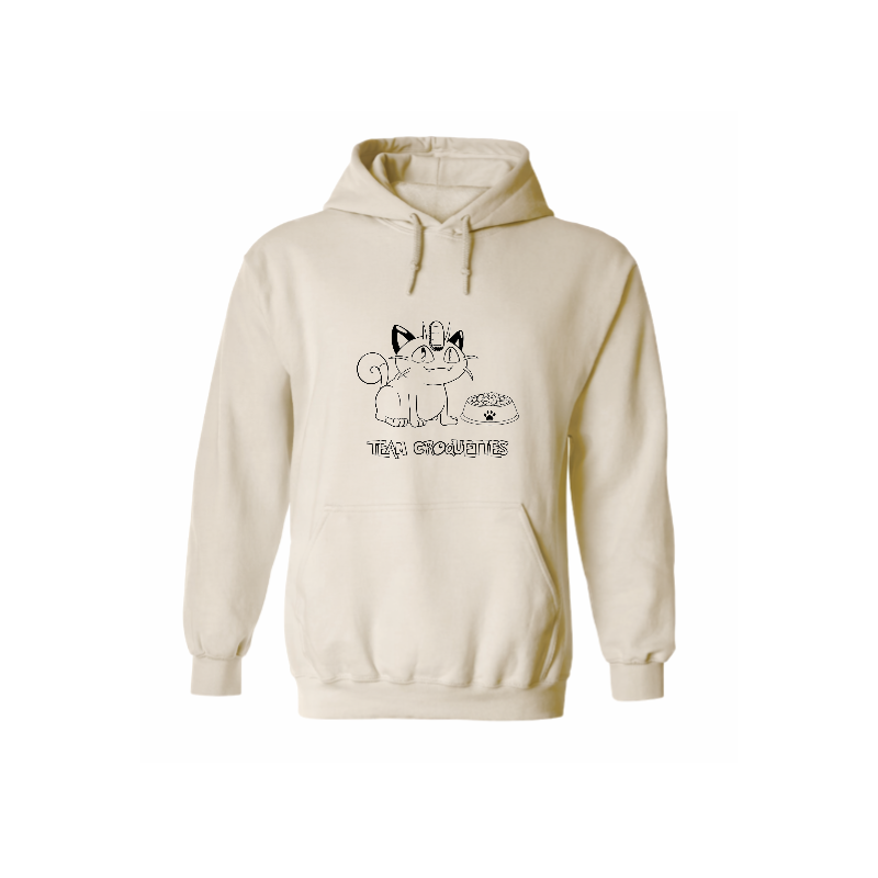 Sweat à capuche - Team Croquettes
