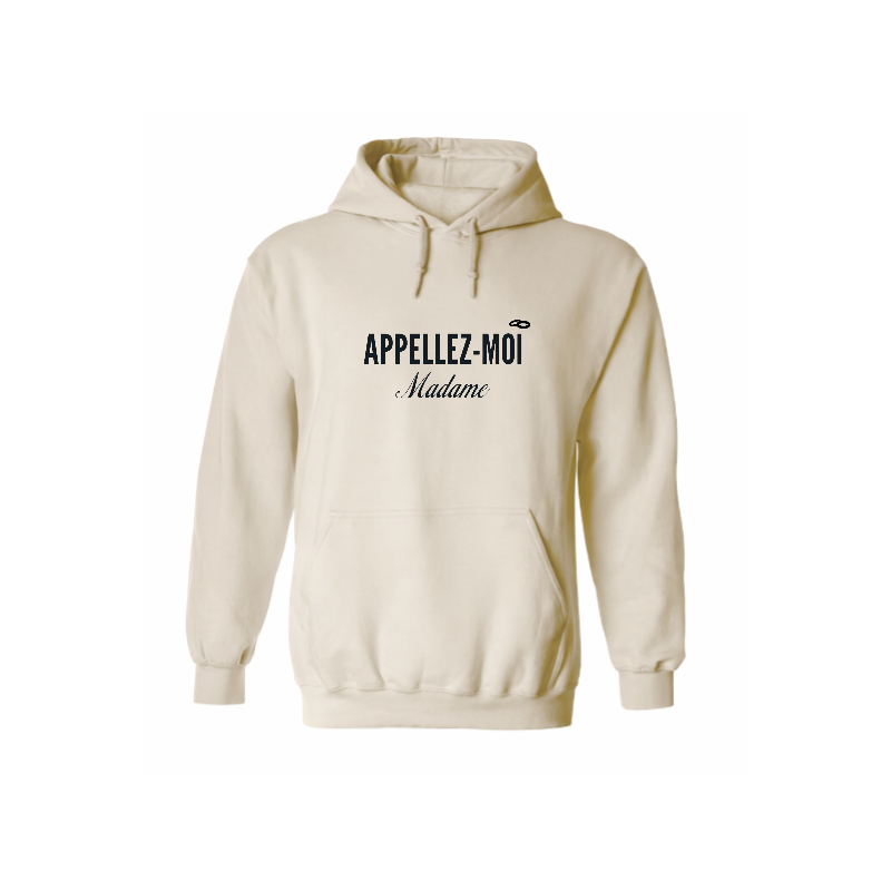 Sweat à capuche - Appelez-moi Madame