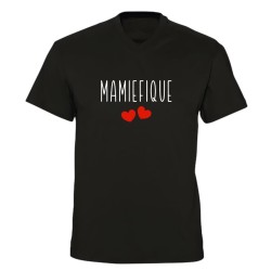 T-shirt col V - Mamiefique
