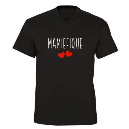 T-shirt col V - Mamiefique