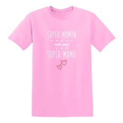 T-shirt - Super maman et super mamie