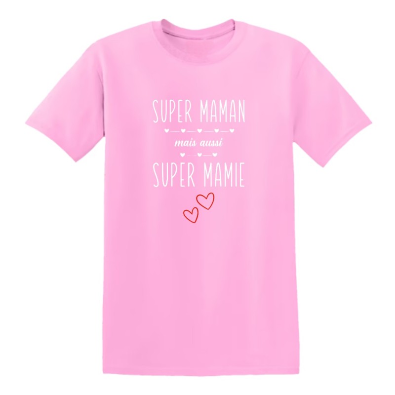 T-shirt - Super maman et super mamie