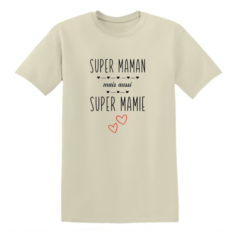 T-shirt - Super maman et super mamie