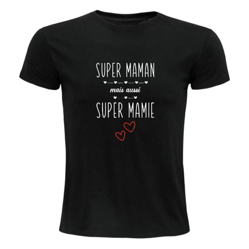 T-shirt - Super maman et super mamie