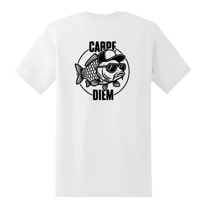 T-shirt Carpe Diem - Blanc verso