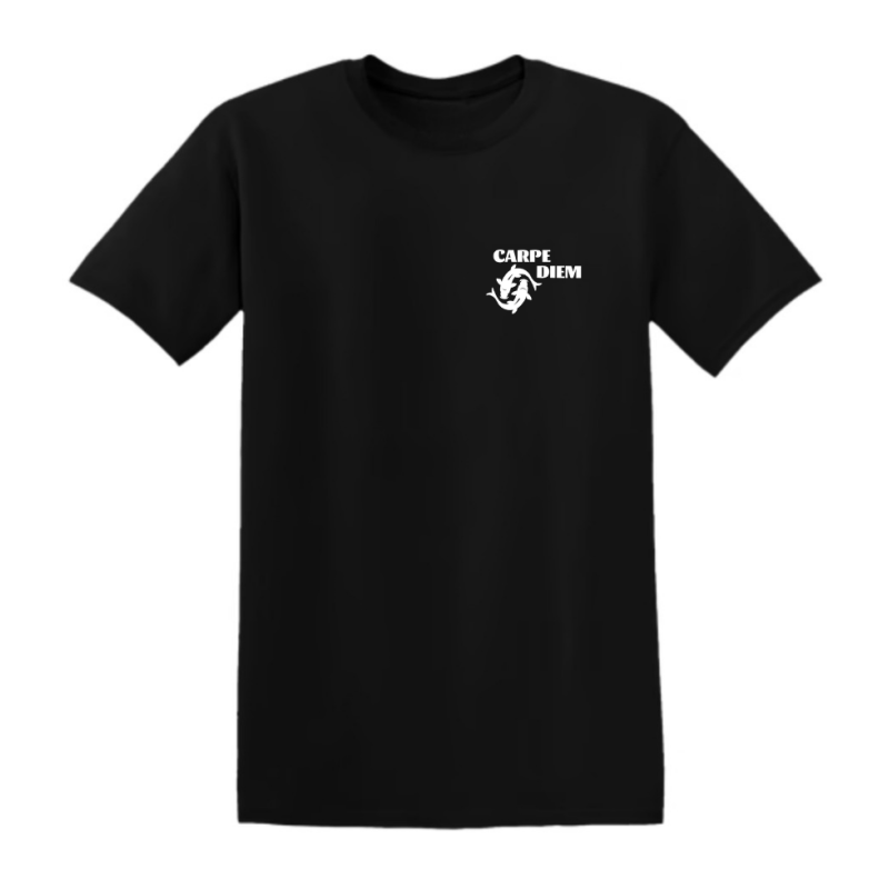 T-shirt Carpe Diem - Noir recto