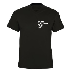 T-shirt col V - Carpe Diem
