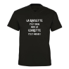 T-shirt col V - La Raclette c’est bien mais la Levrette c’est mieux