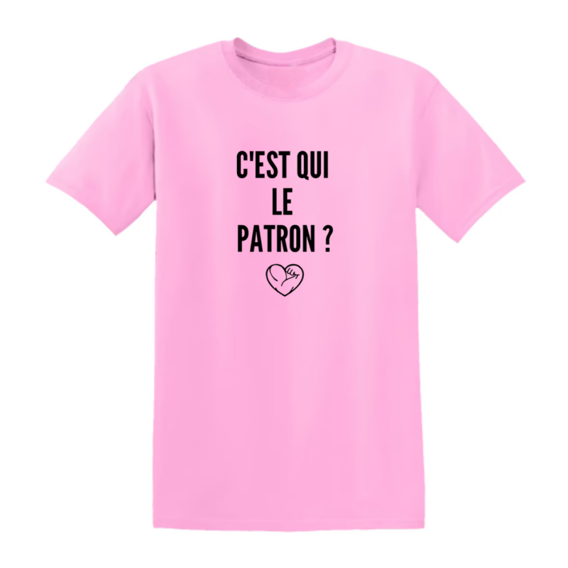 T-shirt - C’est qui le patron ?