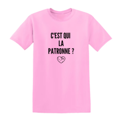 T-shirt - C’est qui la patronne ?