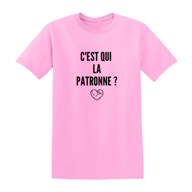 T-shirt - C’est qui la patronne ?