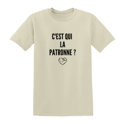 T-shirt - C’est qui la patronne ?