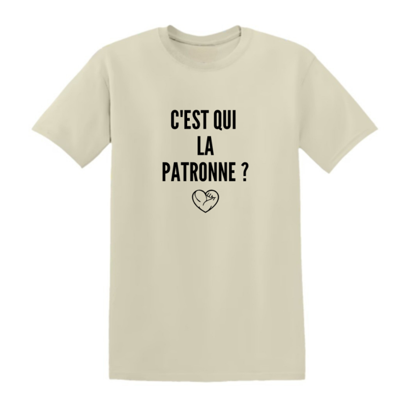 T-shirt - C’est qui la patronne ?