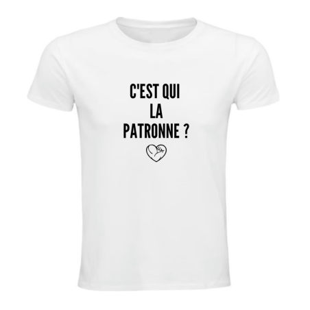T-shirt - C’est qui la patronne ?