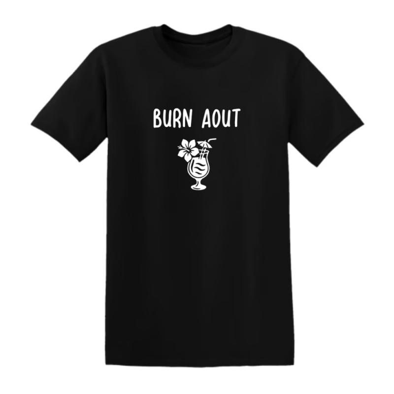 T-shirt noir - Burn Aout